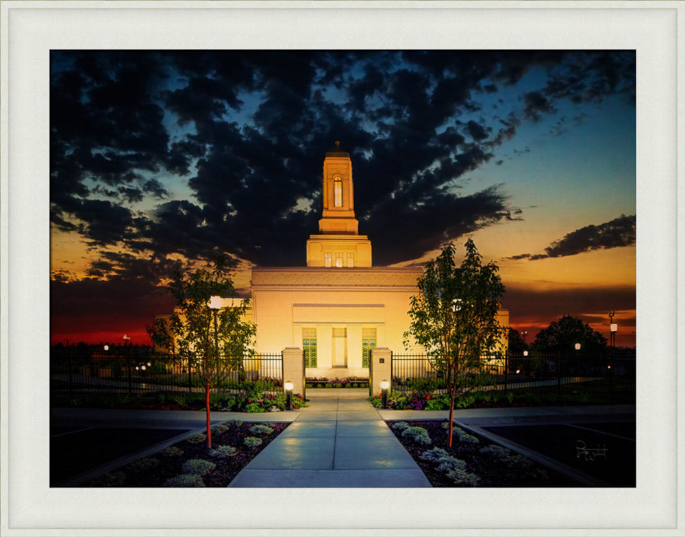 Helena Montana Temple- Solace - framed giclee canvas