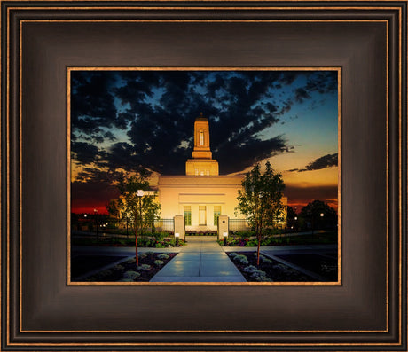 Helena Montana Temple- Solace - framed giclee canvas