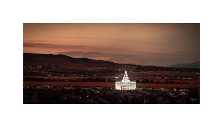 Saratoga Springs Utah Temple- Abide With Me
