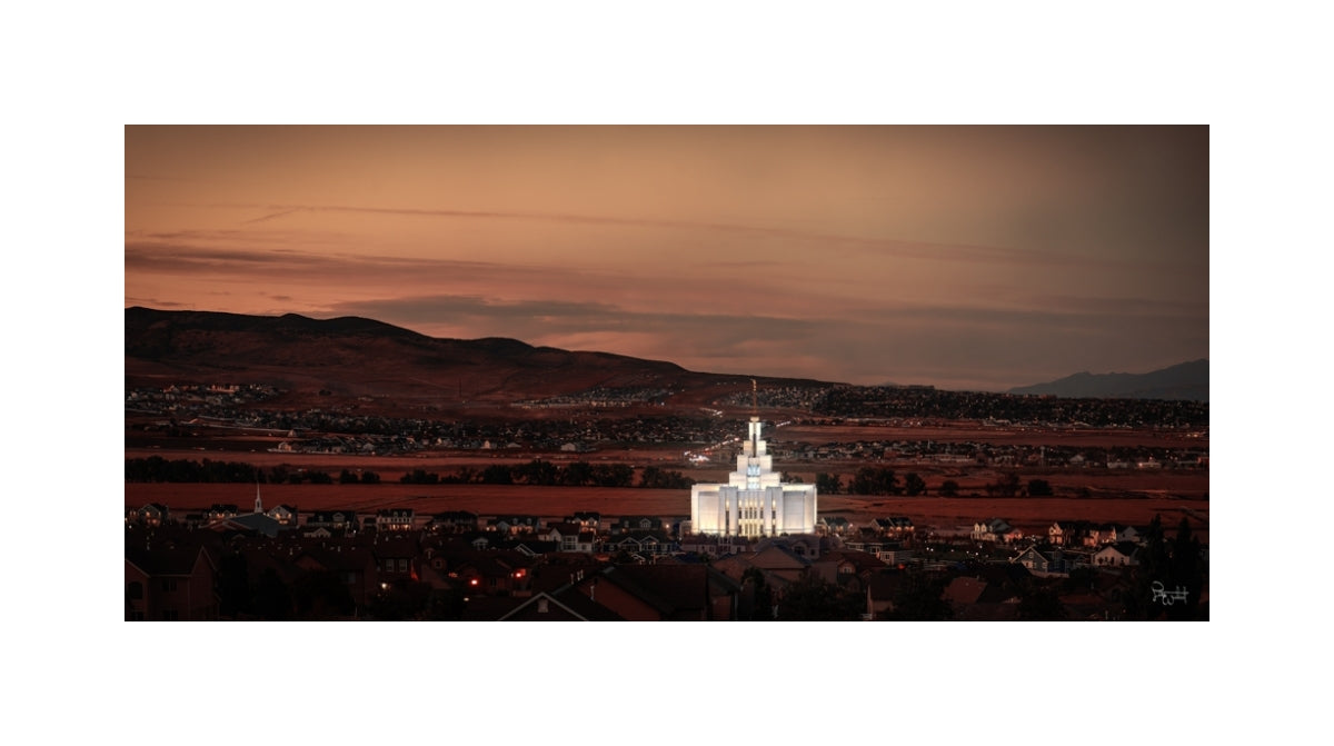 Saratoga Springs Utah Temple- Abide With Me