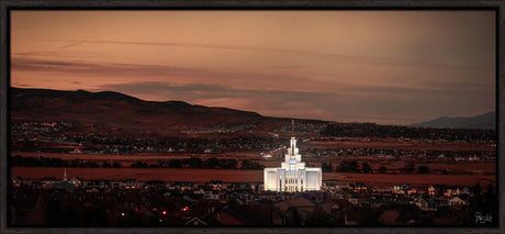 Saratoga Springs Utah Temple- Abide With Me