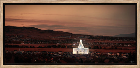 Saratoga Springs Utah Temple- Abide With Me