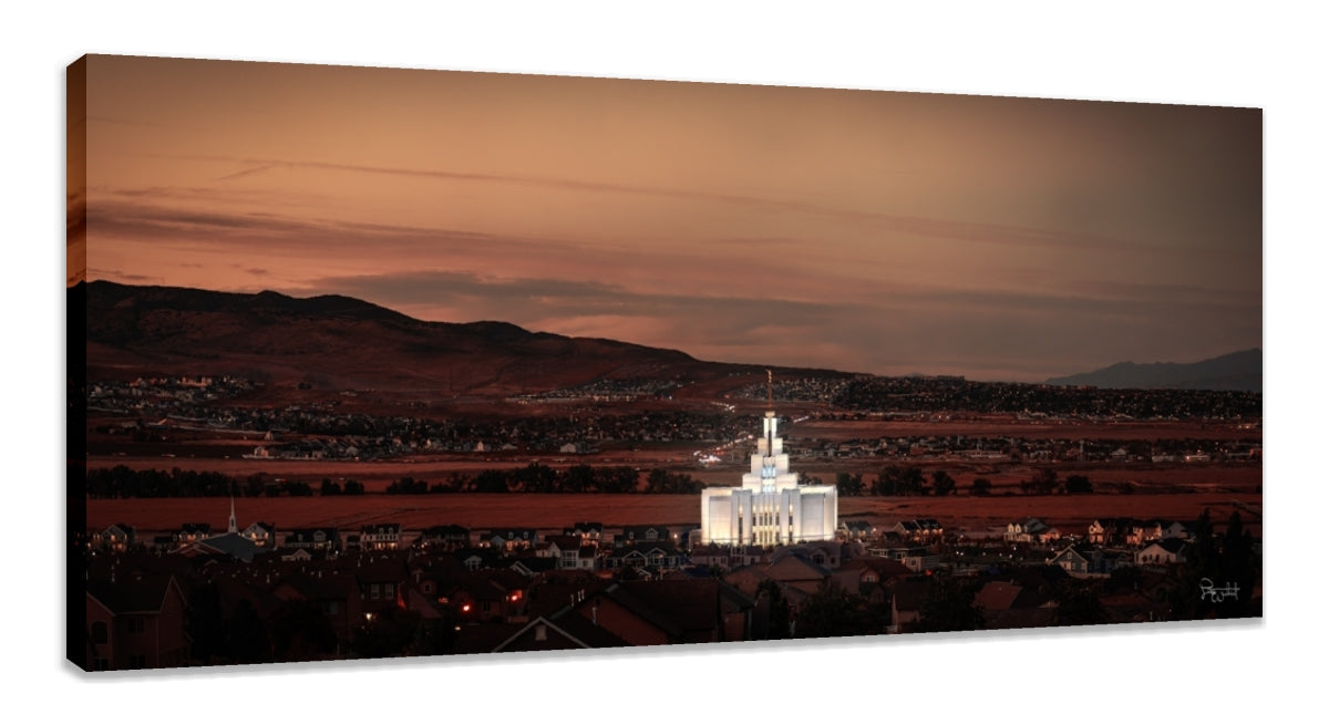 Saratoga Springs Utah Temple- Abide With Me