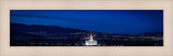 Saratoga Springs Utah Temple- Tis Eventide - framed giclee canvas