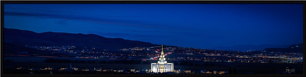 Saratoga Springs Utah Temple- Tis Eventide