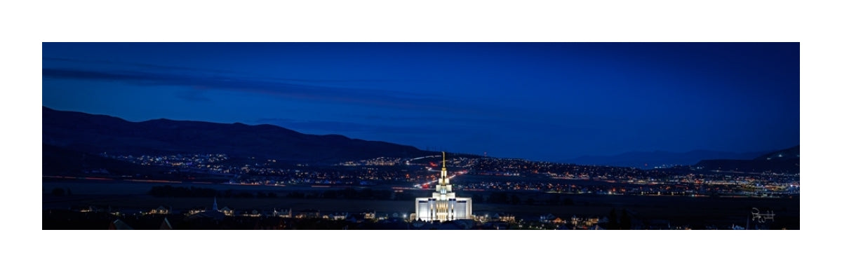 Saratoga Springs Utah Temple- Tis Eventide