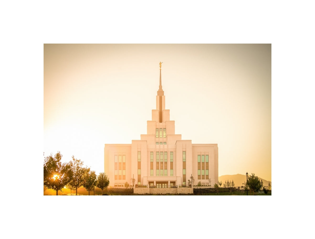 Saratoga Springs Utah Temple- There Is Sunshine In My Soul