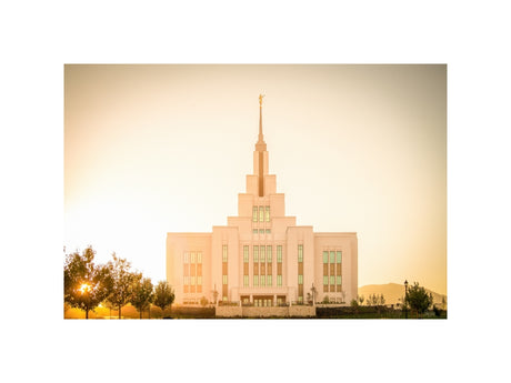 Saratoga Springs Utah Temple- There Is Sunshine In My Soul