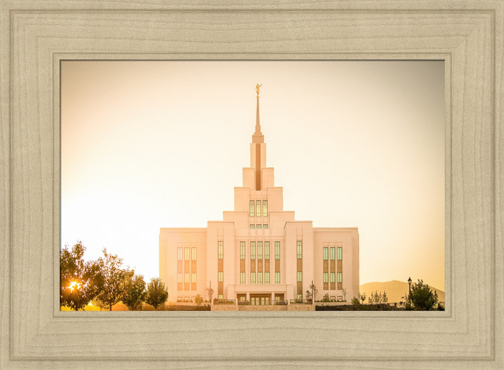 Saratoga Springs Utah Temple- There Is Sunshine In My Soul