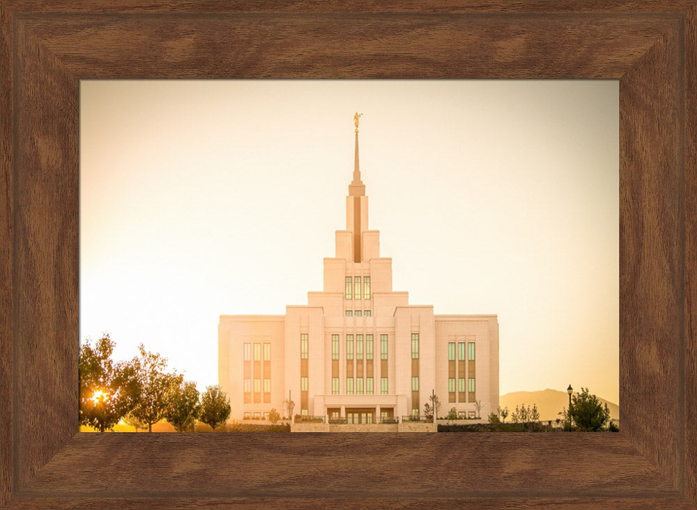 Saratoga Springs Utah Temple- There Is Sunshine In My Soul