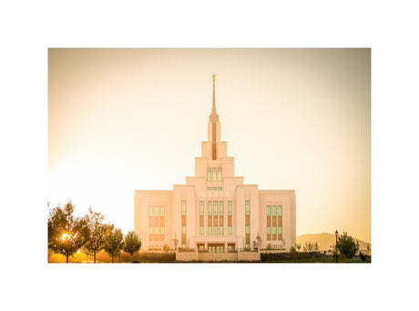 Saratoga Springs Utah Temple- There Is Sunshine In My Soul