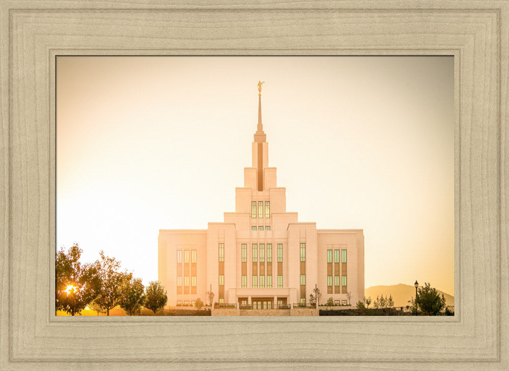 Saratoga Springs Utah Temple- There Is Sunshine In My Soul