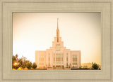 Saratoga Springs Utah Temple- There Is Sunshine In My Soul - framed giclee canvas