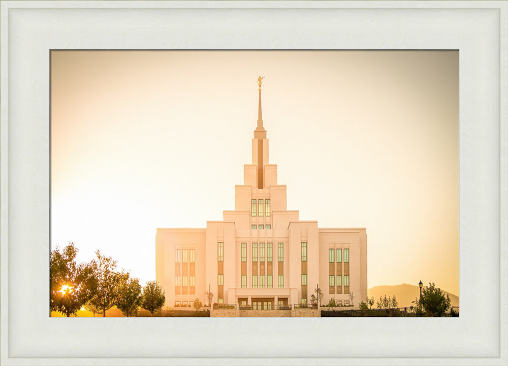 Saratoga Springs Utah Temple- There Is Sunshine In My Soul