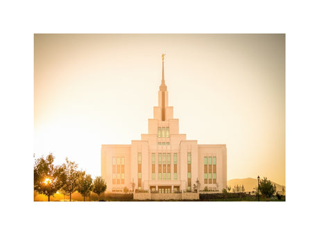 Saratoga Springs Utah Temple- There Is Sunshine In My Soul