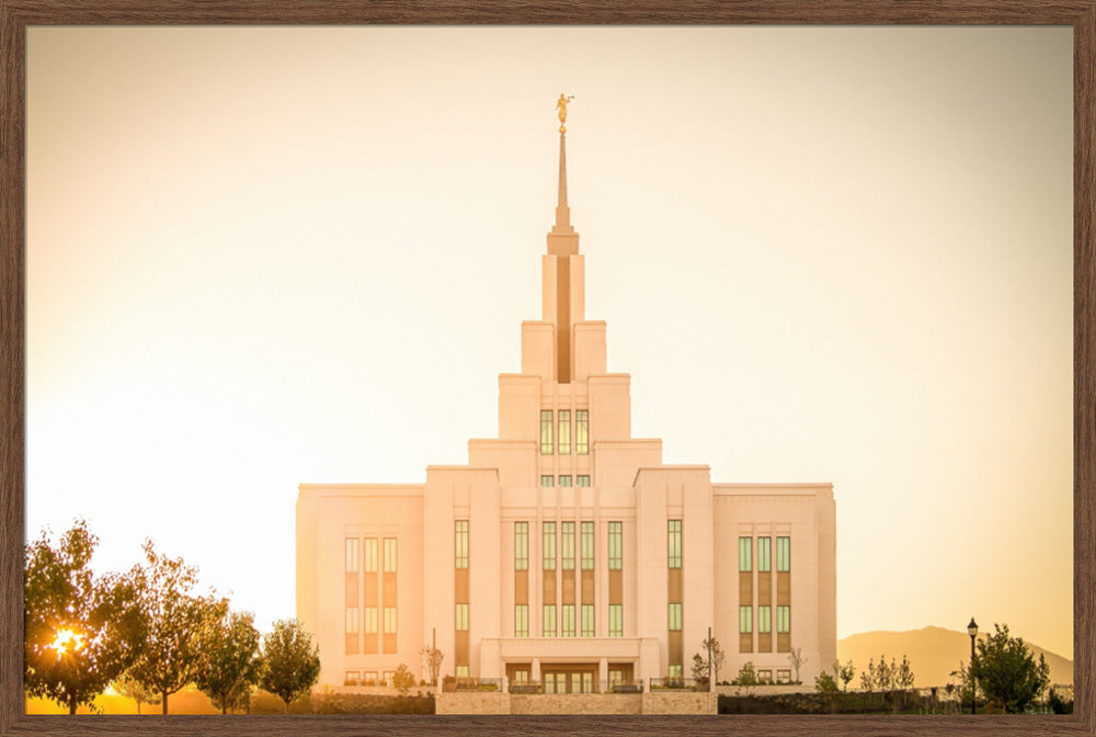 Saratoga Springs Utah Temple- There Is Sunshine In My Soul