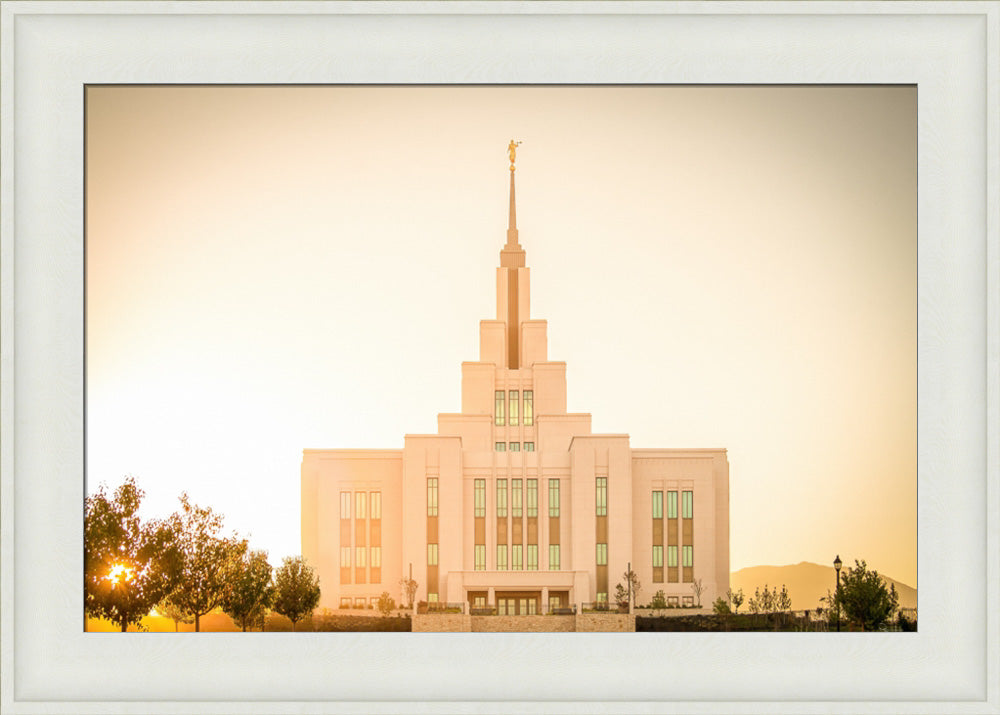 Saratoga Springs Utah Temple- There Is Sunshine In My Soul