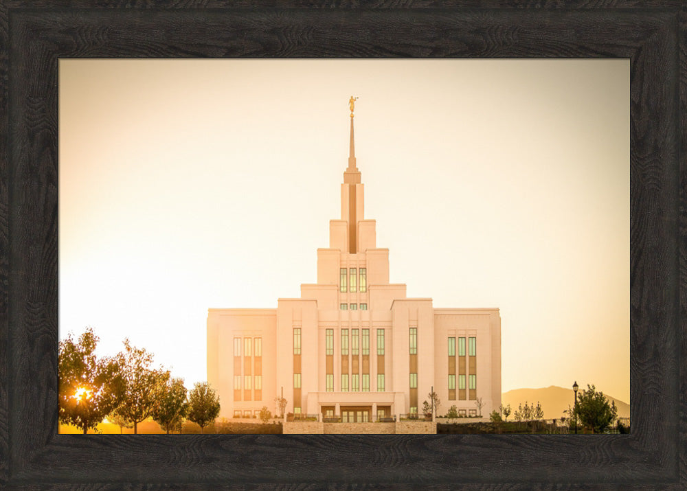 Saratoga Springs Utah Temple- There Is Sunshine In My Soul