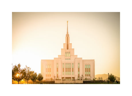 Saratoga Springs Utah Temple- There Is Sunshine In My Soul