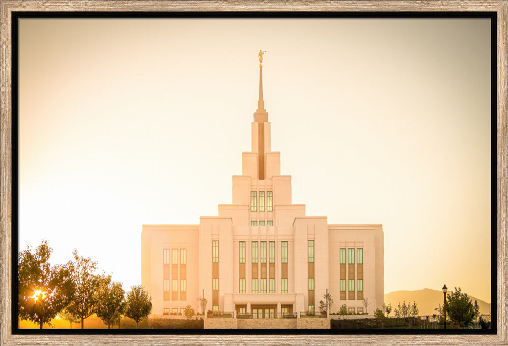 Saratoga Springs Utah Temple- There Is Sunshine In My Soul