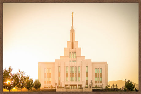 Saratoga Springs Utah Temple- There Is Sunshine In My Soul