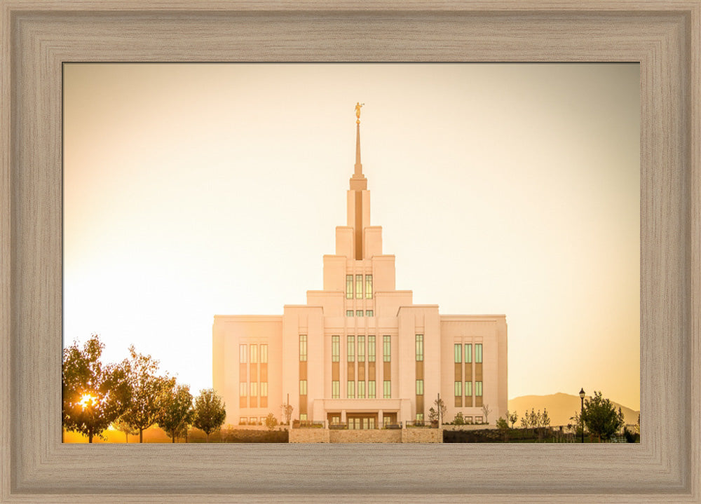 Saratoga Springs Utah Temple- There Is Sunshine In My Soul