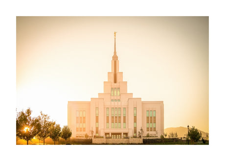 Saratoga Springs Utah Temple- There Is Sunshine In My Soul