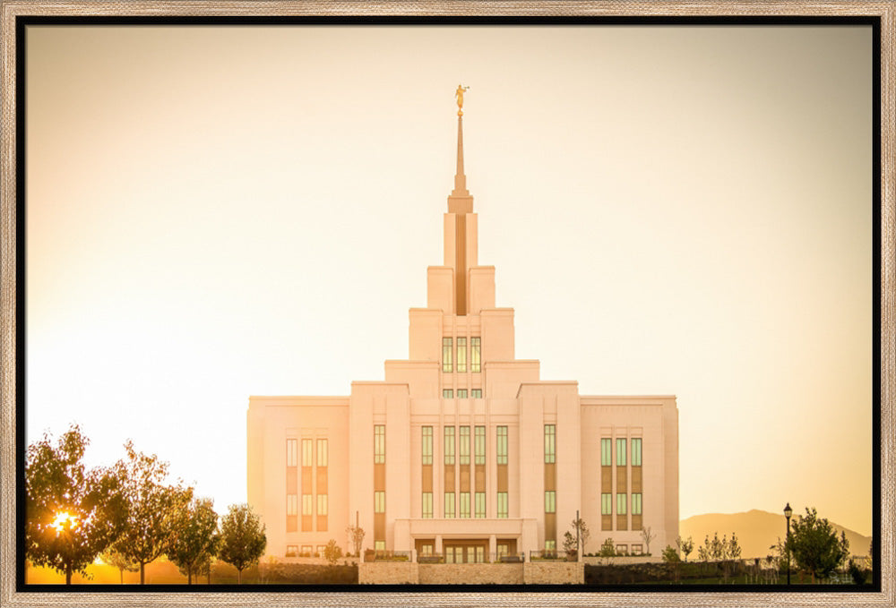 Saratoga Springs Utah Temple- There Is Sunshine In My Soul