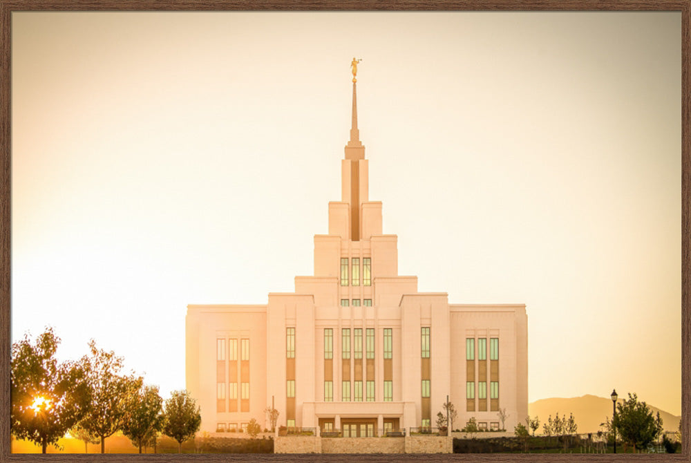 Saratoga Springs Utah Temple- There Is Sunshine In My Soul