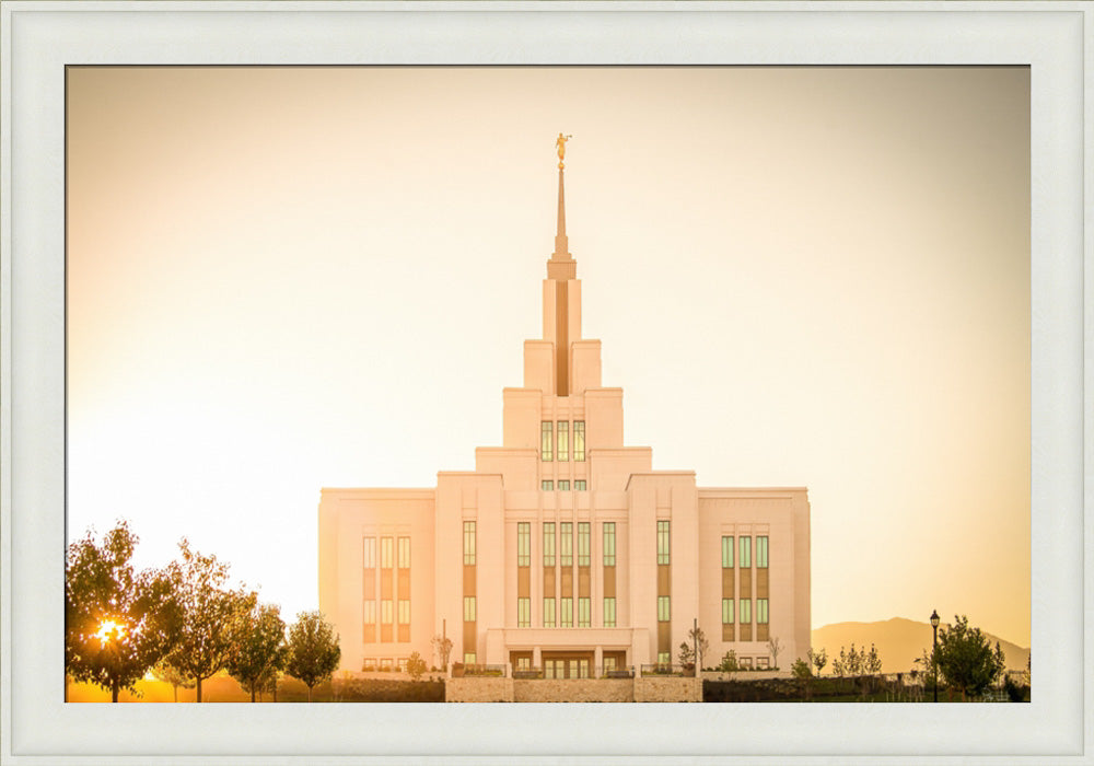 Saratoga Springs Utah Temple- There Is Sunshine In My Soul