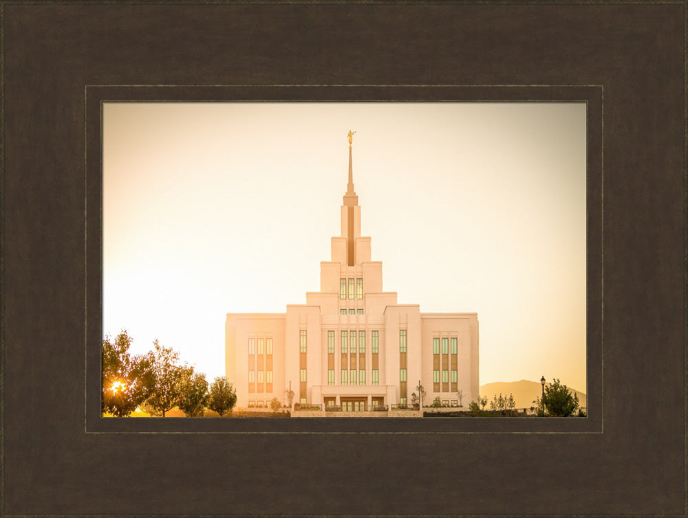 Saratoga Springs Utah Temple- There Is Sunshine In My Soul