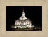 Orem Temple- Behold…. Our Fathers House - framed giclee canvas