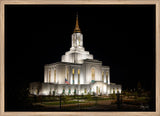 Orem Temple- Behold…. Our Fathers House - framed giclee canvas