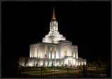 Orem Temple- Behold…. Our Fathers House - framed giclee canvas