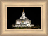 Orem Temple- Behold…. Our Fathers House - framed giclee canvas