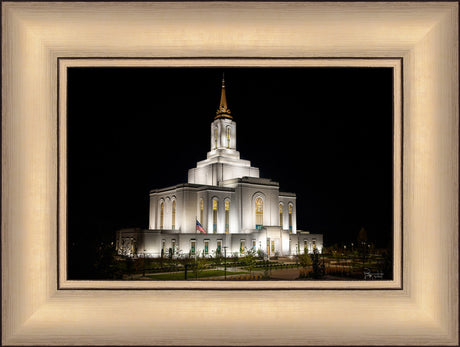 Orem Temple- Behold…. Our Fathers House - framed giclee canvas