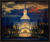 Orem Temple- Spiritual Treasure  - framed giclee canvas