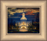 Orem Temple- Spiritual Treasure  - framed giclee canvas