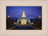 Orem Temple- With Eye Single to the Glory of God  - framed giclee canvas