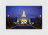 Orem Temple- With Eye Single to the Glory of God  - framed giclee canvas