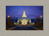 Orem Temple- With Eye Single to the Glory of God  - framed giclee canvas