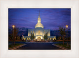 Orem Temple- With Eye Single to the Glory of God  - framed giclee canvas