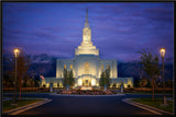 Orem Temple- With Eye Single to the Glory of God  - framed giclee canvas