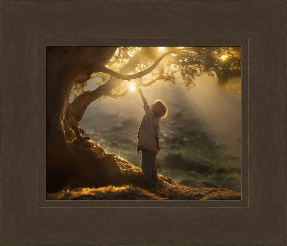 Love of God - framed giclee canvas