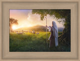 Beautiful Upon the Mount - framed giclee canvas