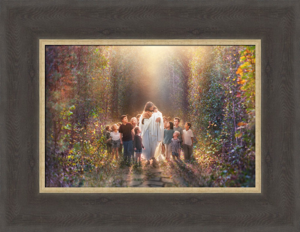 Hope of Innocence - framed giclee canvas