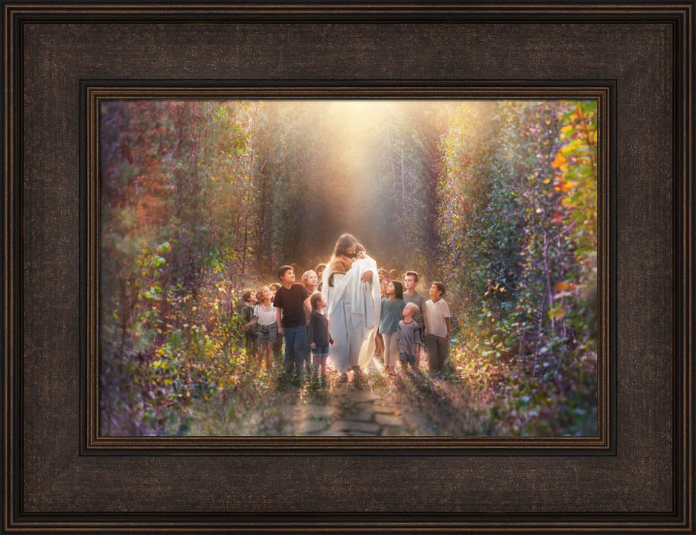 Hope of Innocence - framed giclee canvas