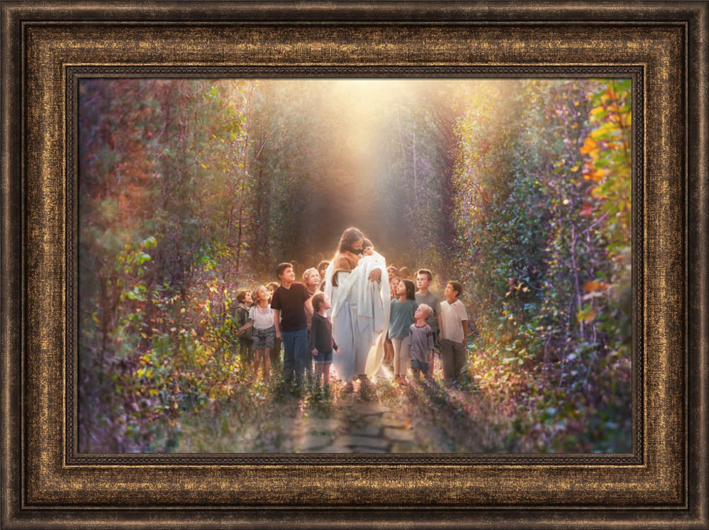 Hope of Innocence - framed giclee canvas