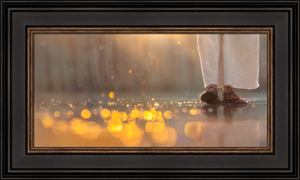 Walk In Faith - framed giclee canvas