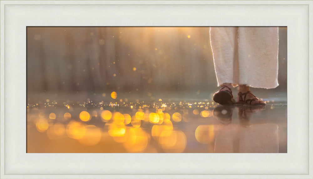 Walk In Faith - framed giclee canvas